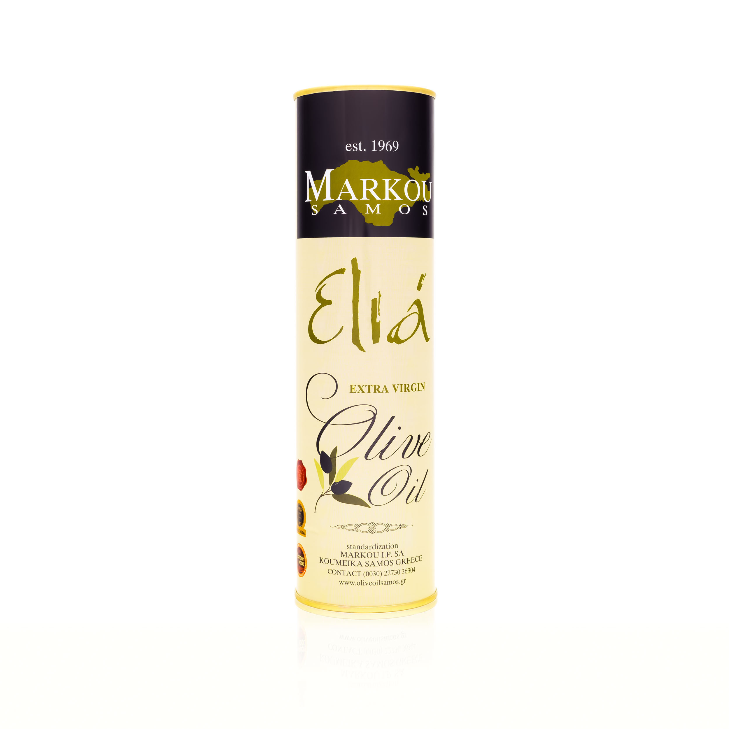 Extra virgin olive oil -12 X1000ml -Tin Can